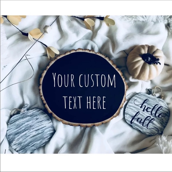 💕HP💕 Custom Wood Slice home decor - Picture 5 of 7